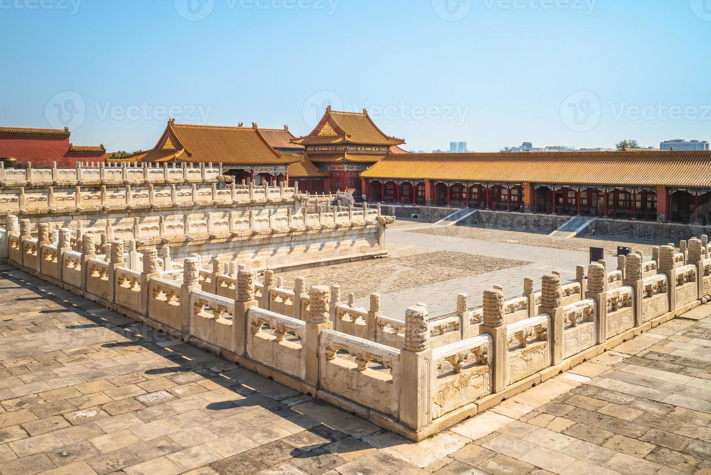 Forbidden city in Beijing, capital of China photo