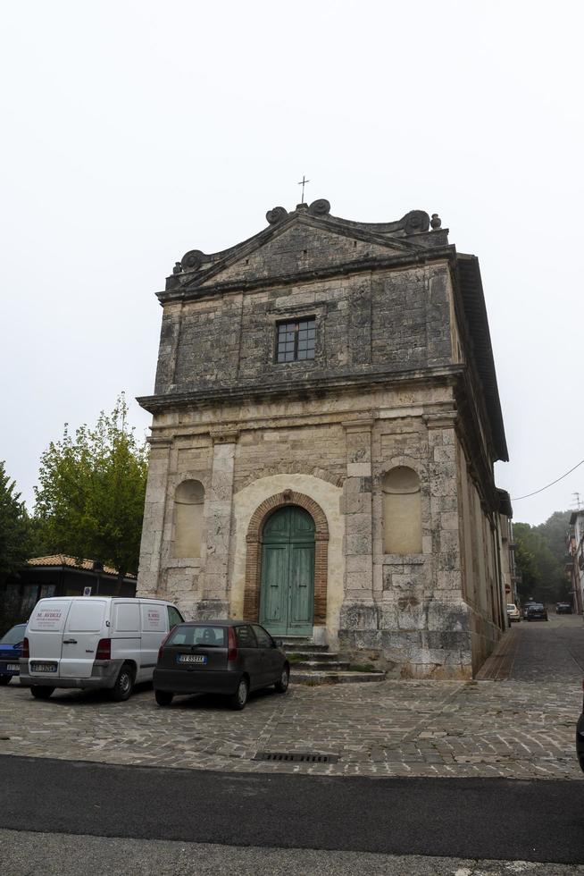 Acquasparta, Italy 2020- Church of the Madonna del Giglio in Acquasparta photo