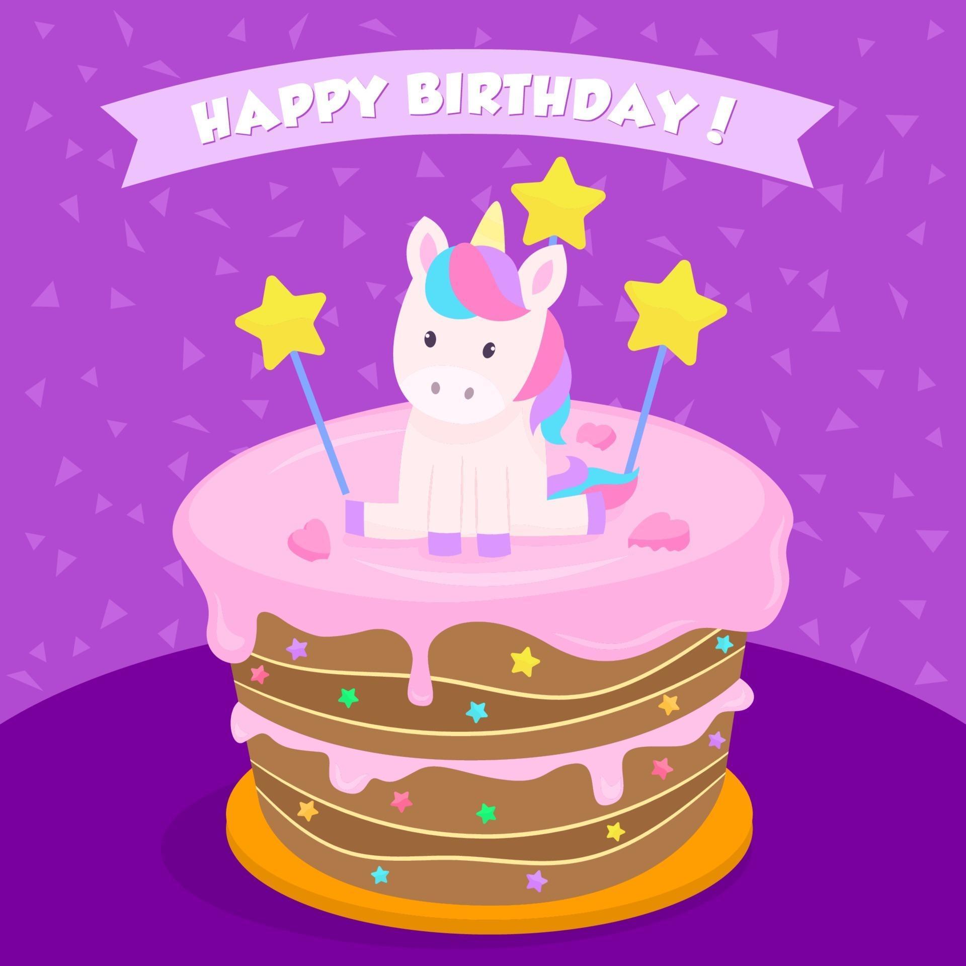 Unicorn Birthday Cake Inspiration - ta4942i