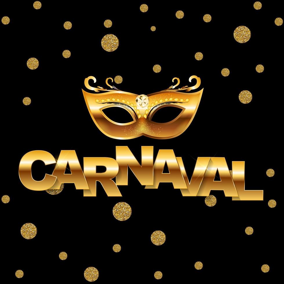 Carnival banner with bunting flags and flying balloons. Vector illustration
