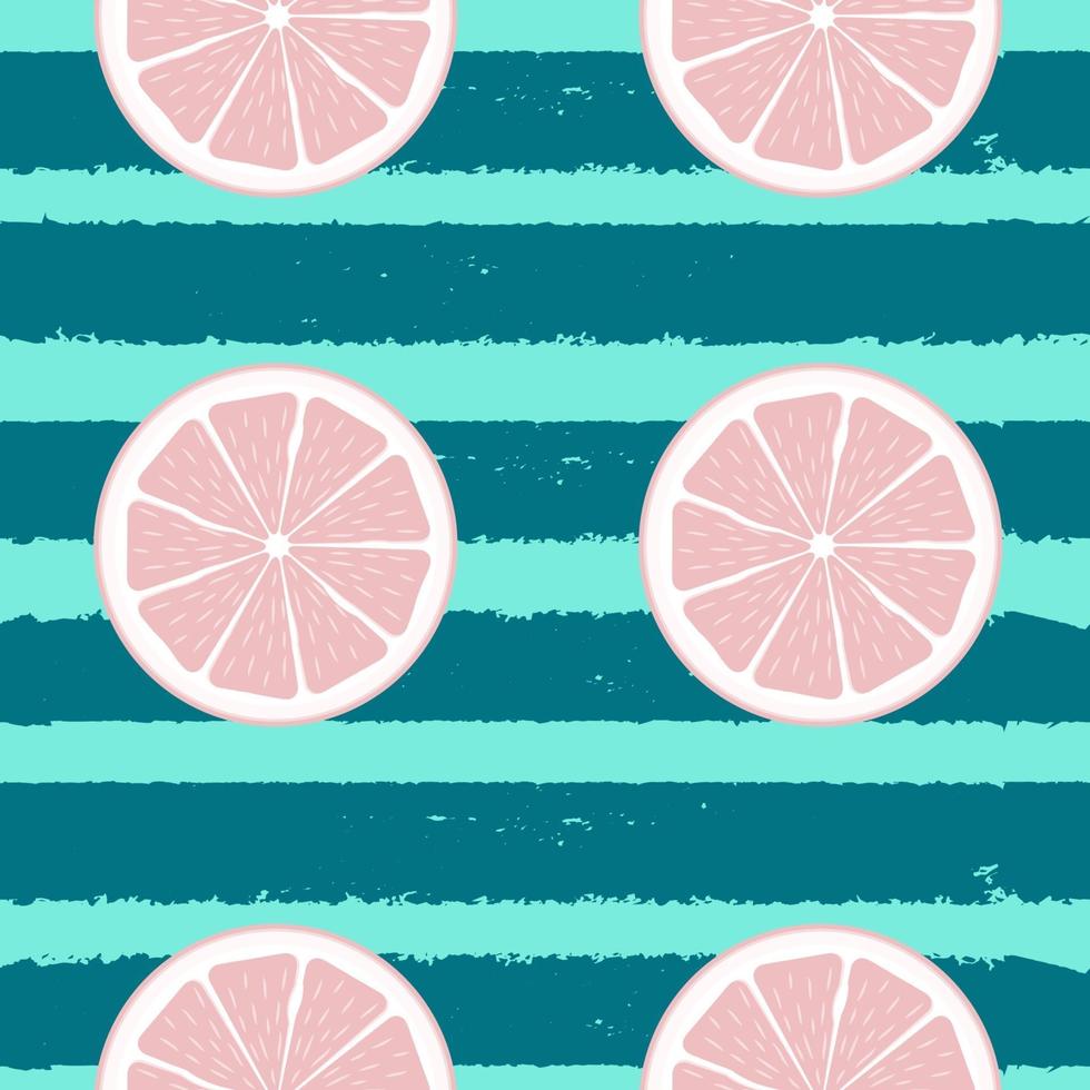 Abstract Citrus Seamless Pattern Background Vector Illustration