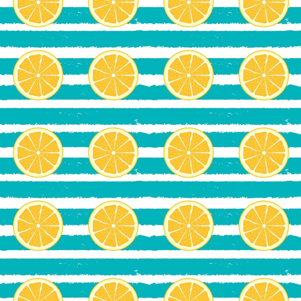Abstract Citrus Seamless Pattern Background Vector Illustration