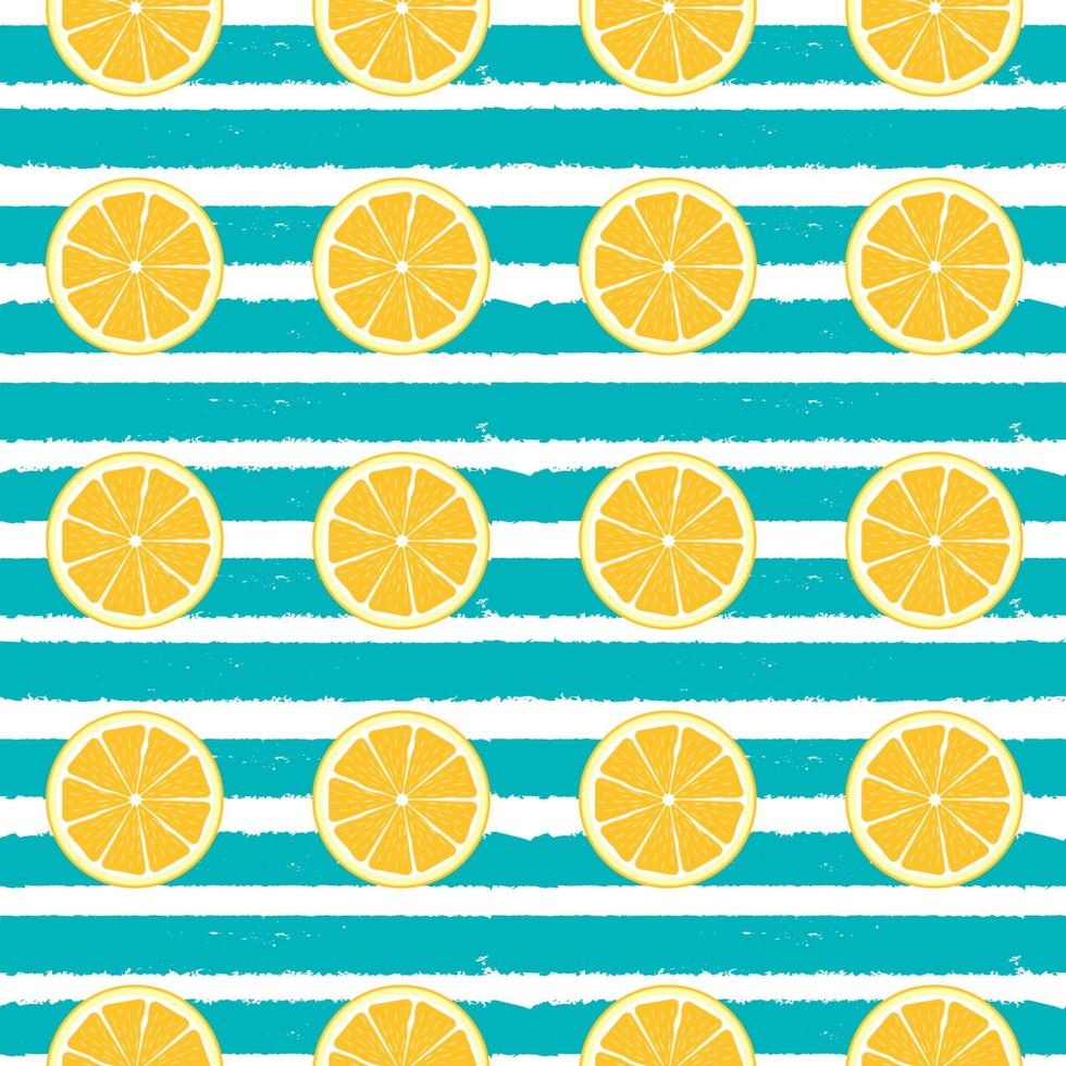 Abstract Citrus Seamless Pattern Background Vector Illustration