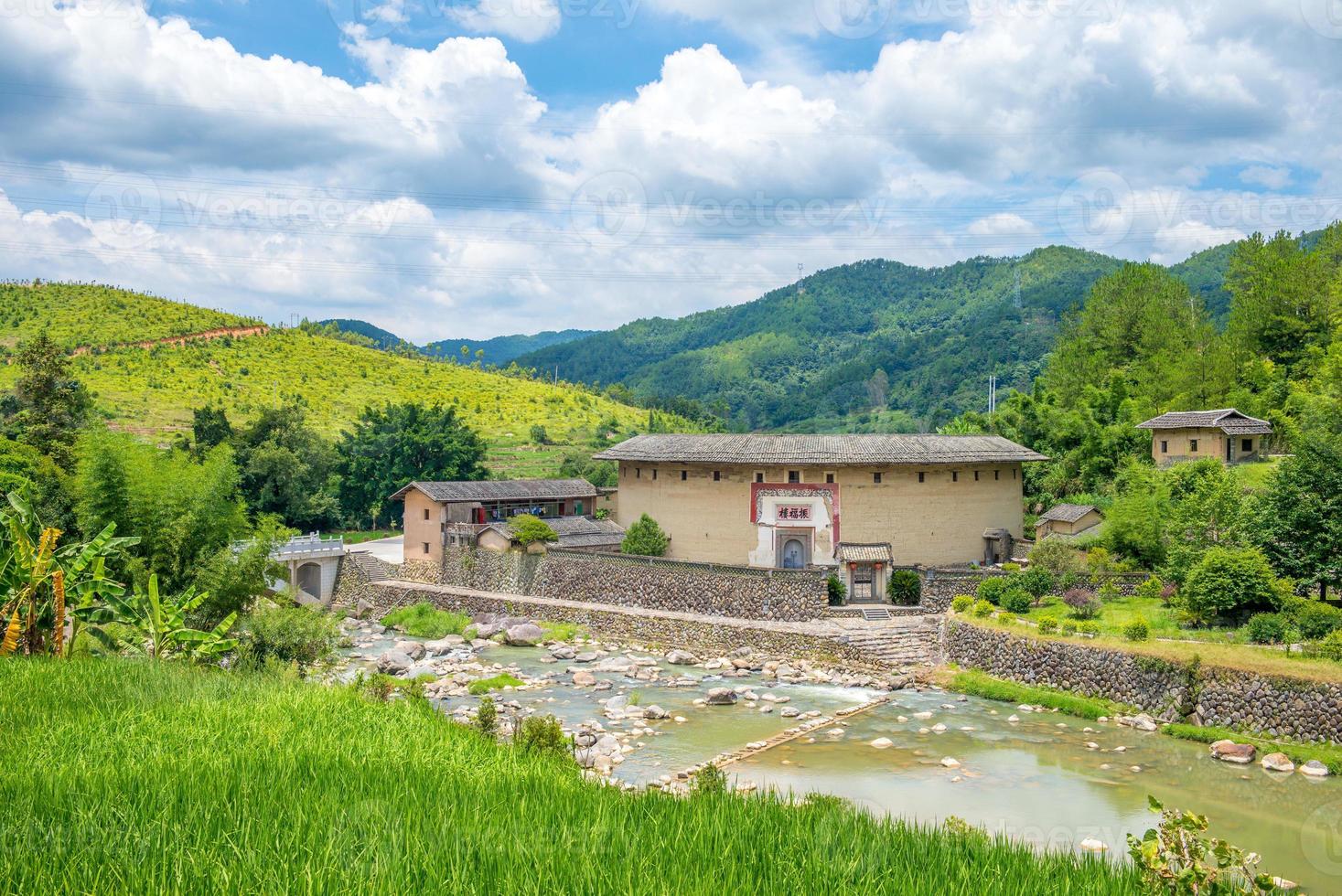 zhengfulou, princesa de tulou en fujian, china foto