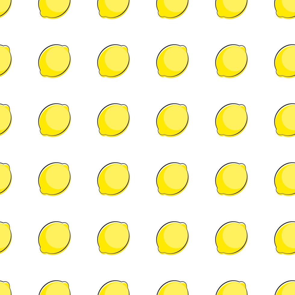 Abstract Lemon Seamless Pattern Background Vector Illustration