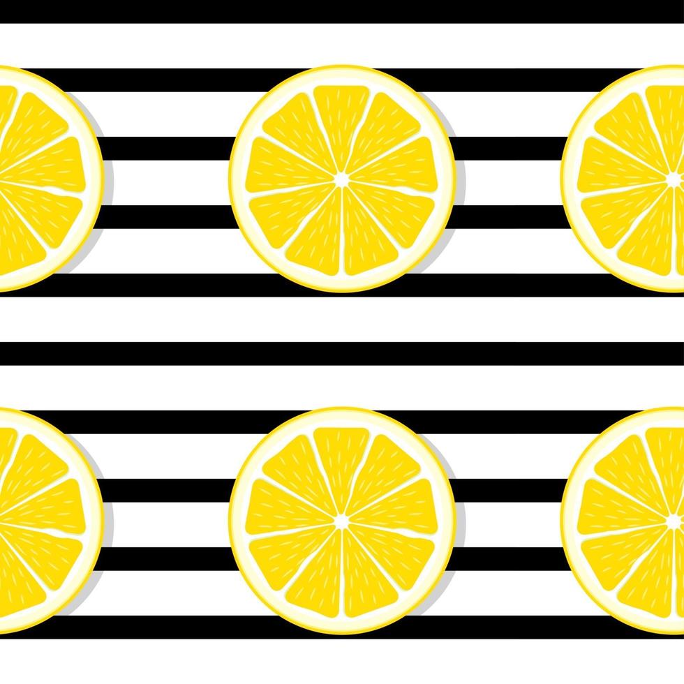 Abstract Lemon Seamless Pattern Background Vector Illustration