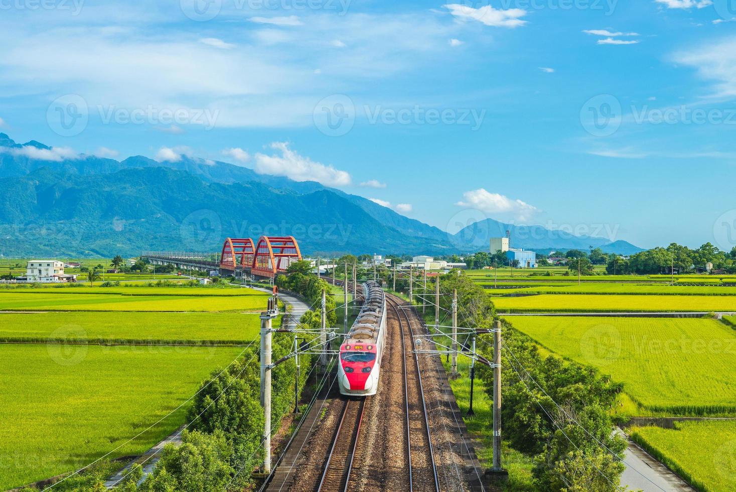 Train at Yuli, Hualien, Taiwan photo