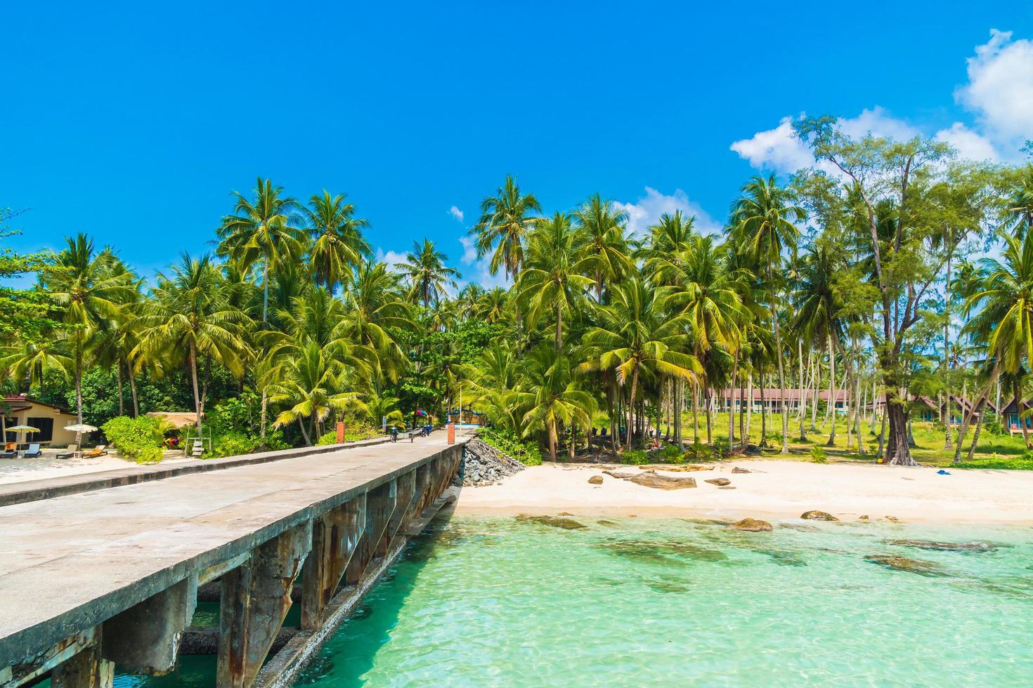 Beautiful tropical beach and sea photo