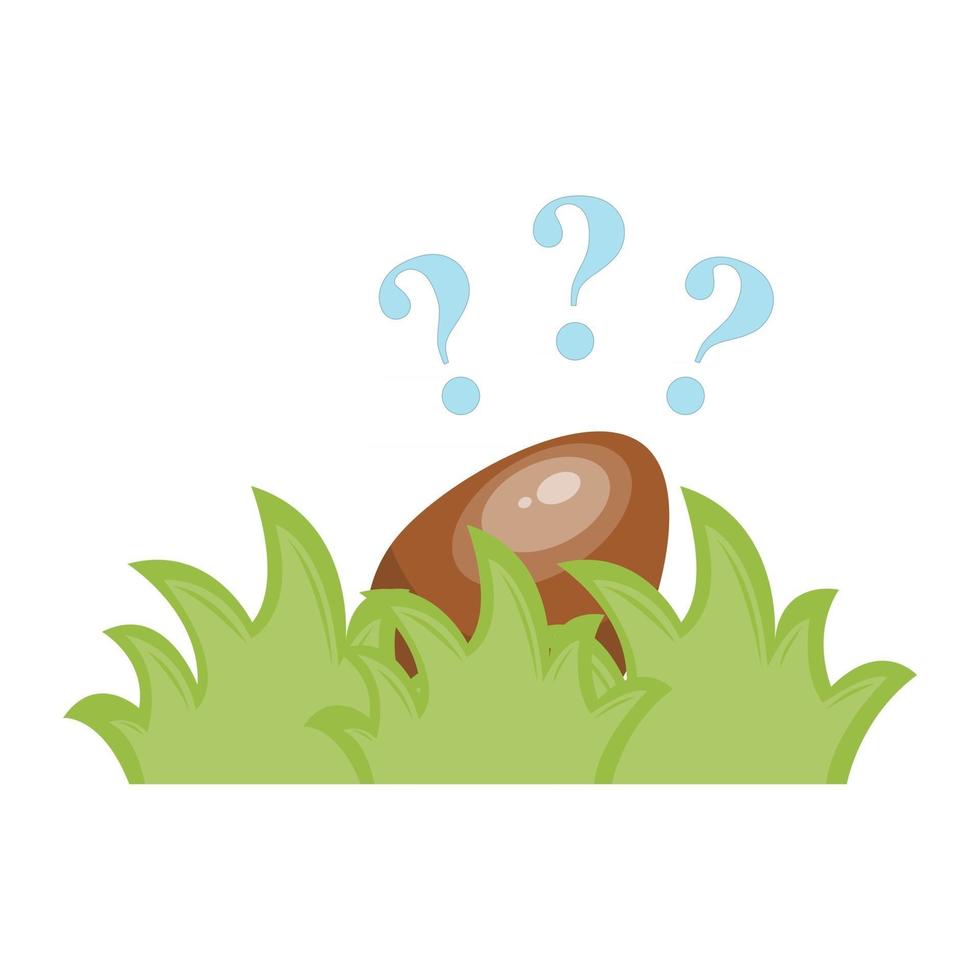 ilustración de búsqueda de huevos de pascua vector