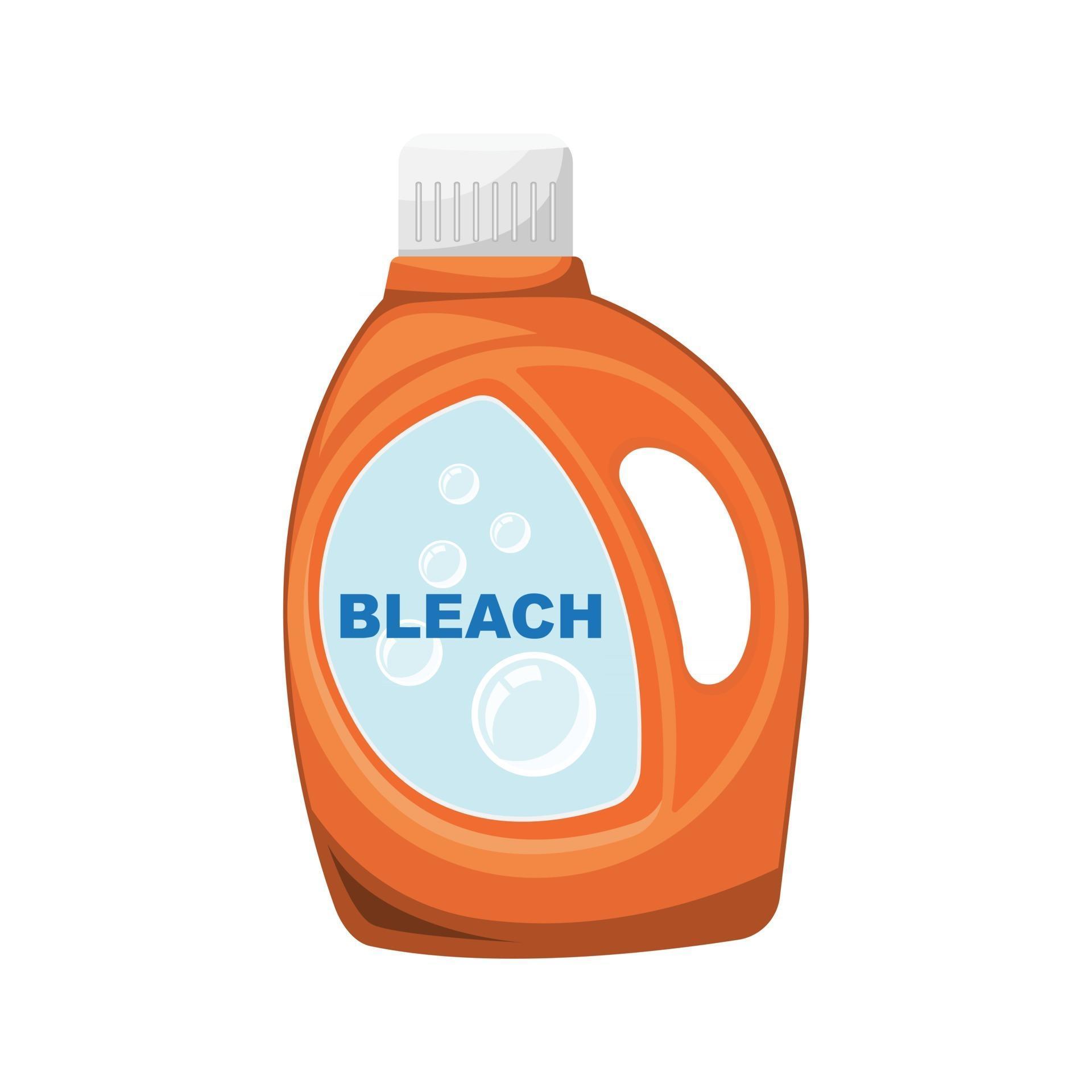 orange plastic bleach bottle 2793082 Vector Art at Vecteezy
