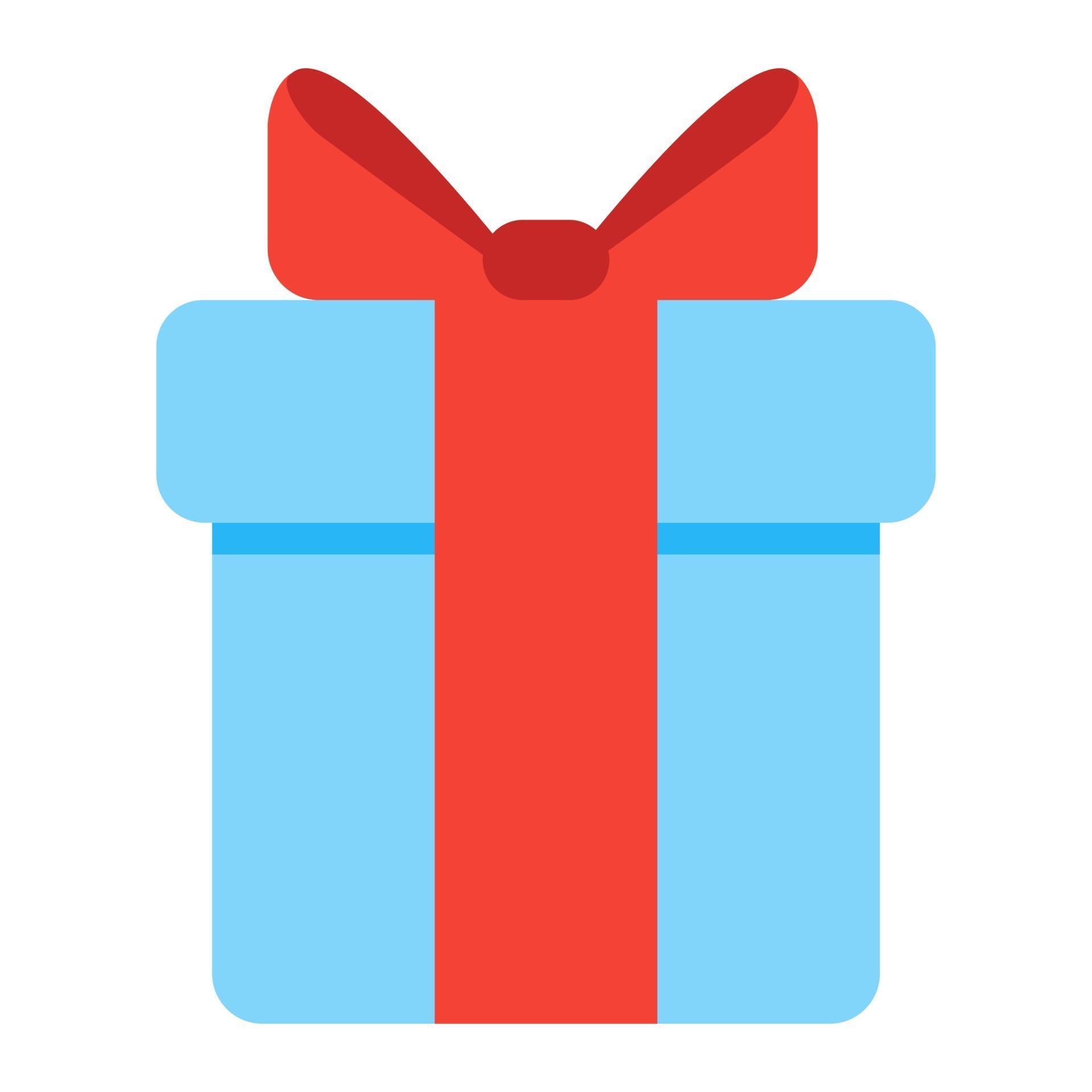 icono de regalo colorido signo caja presente ilustración de vector de