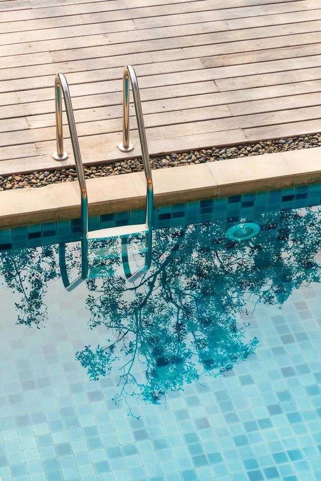 Swimming pool stair photo