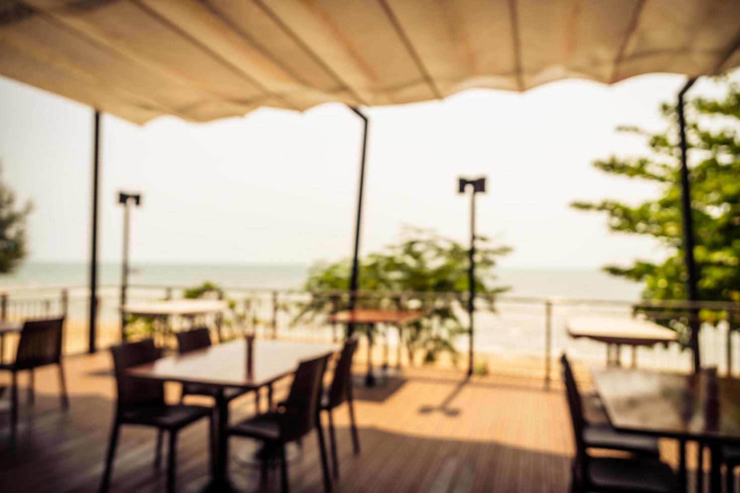 Abstract blur and defocused restaurant photo
