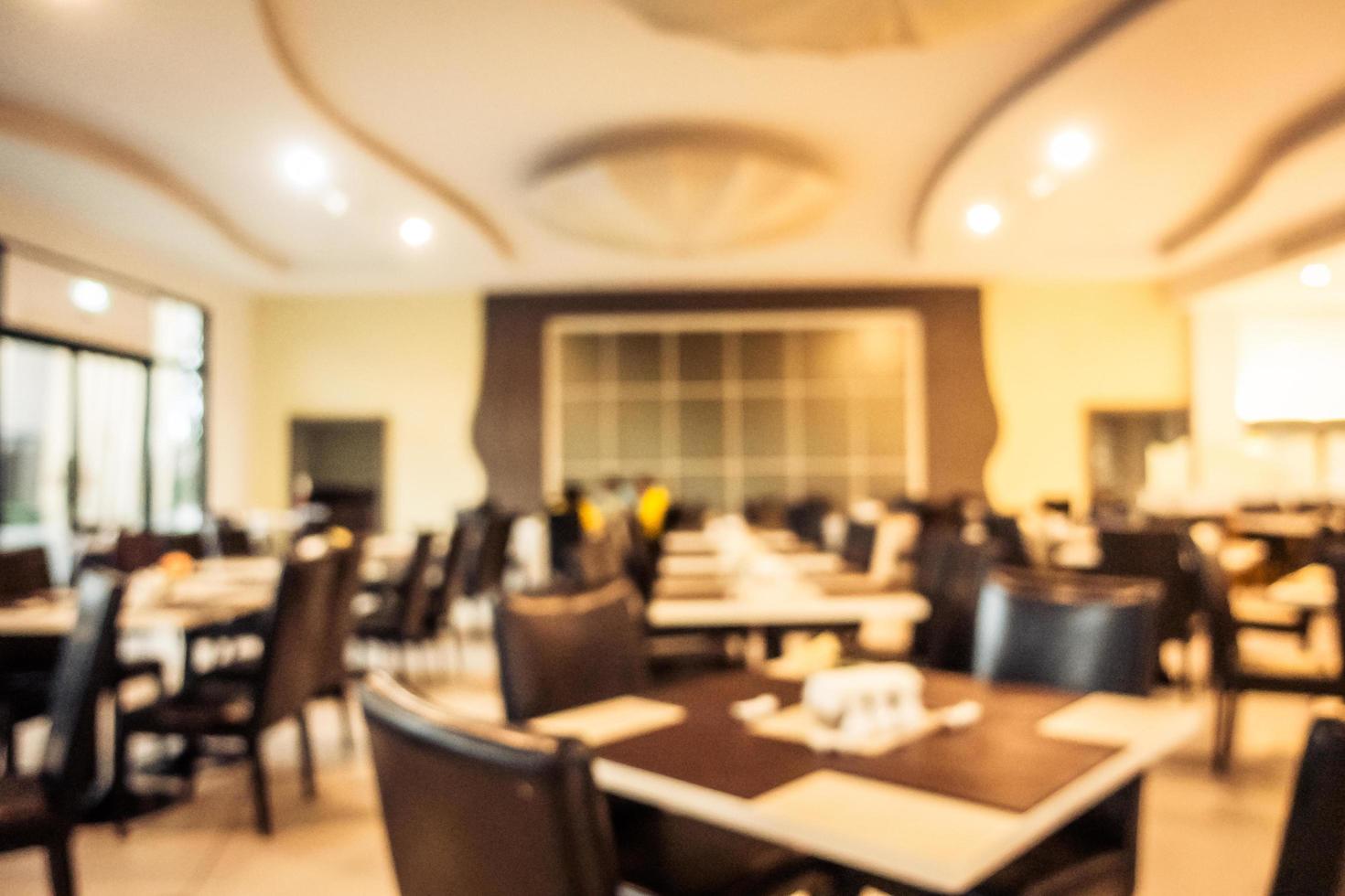 Abstract blur and defocused restaurant photo