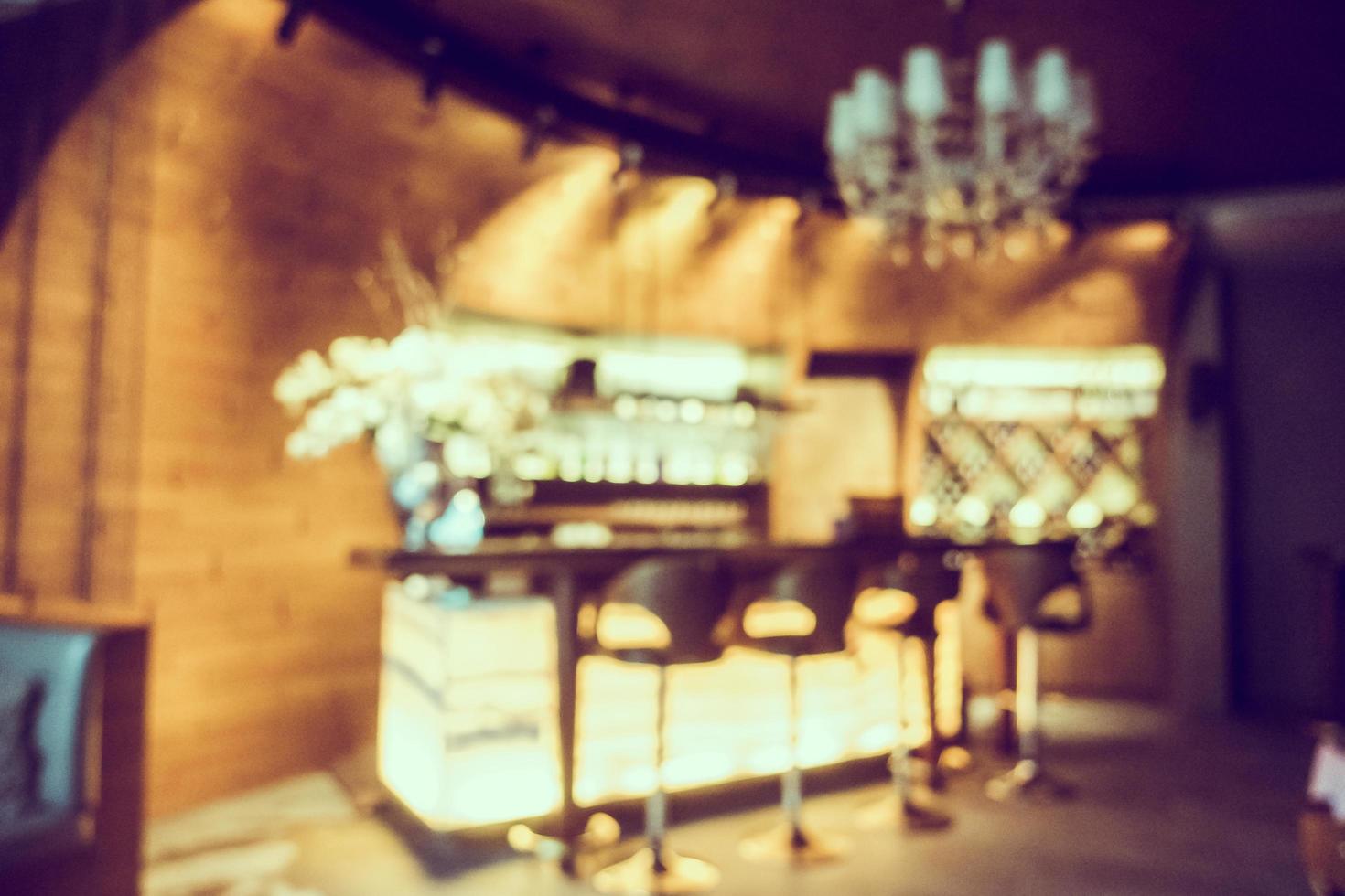 Abstract blur and defocused restaurant photo