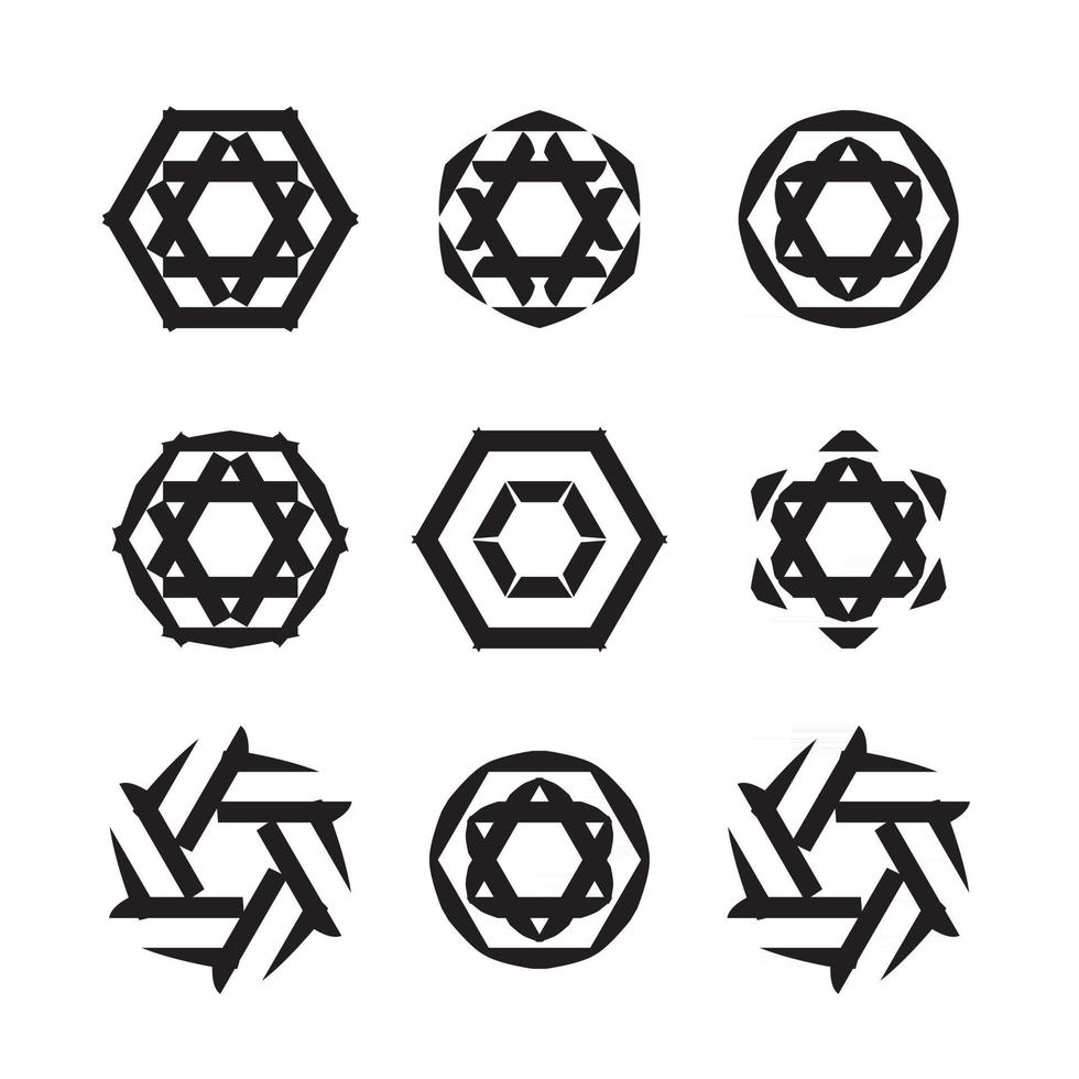 Circular ornament design vector
