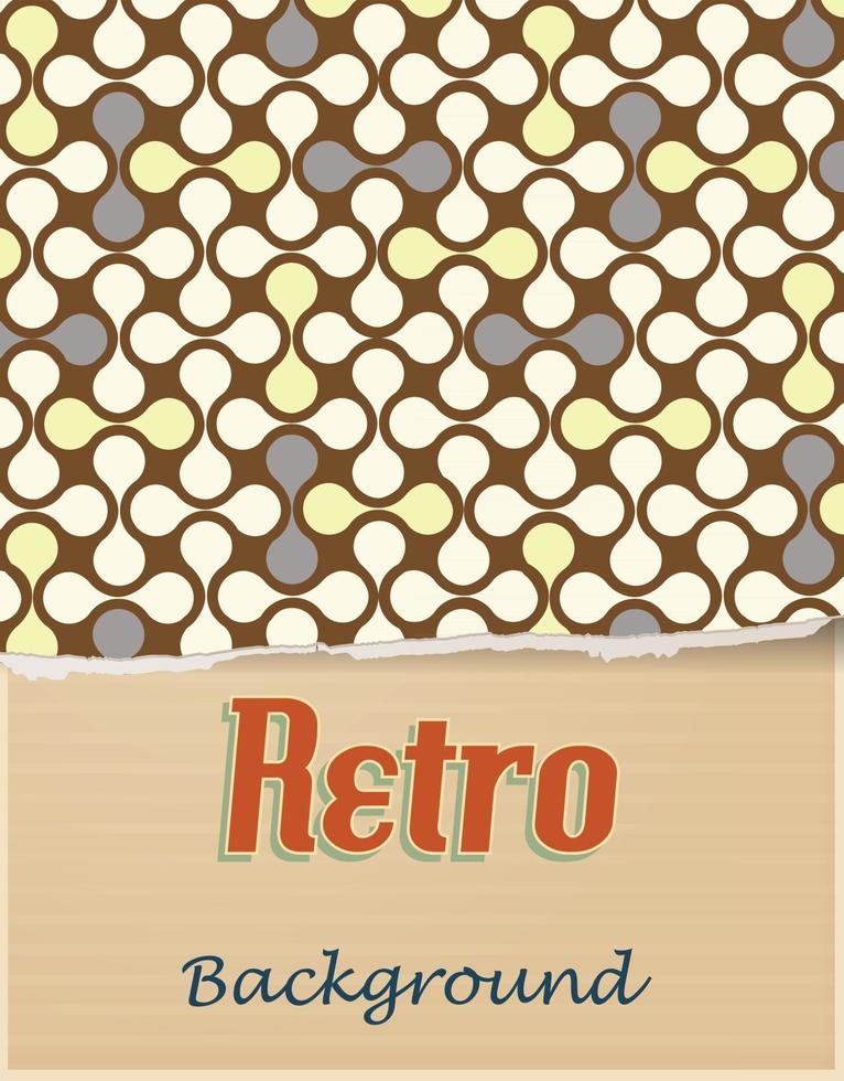 diseño de fondo retro vector