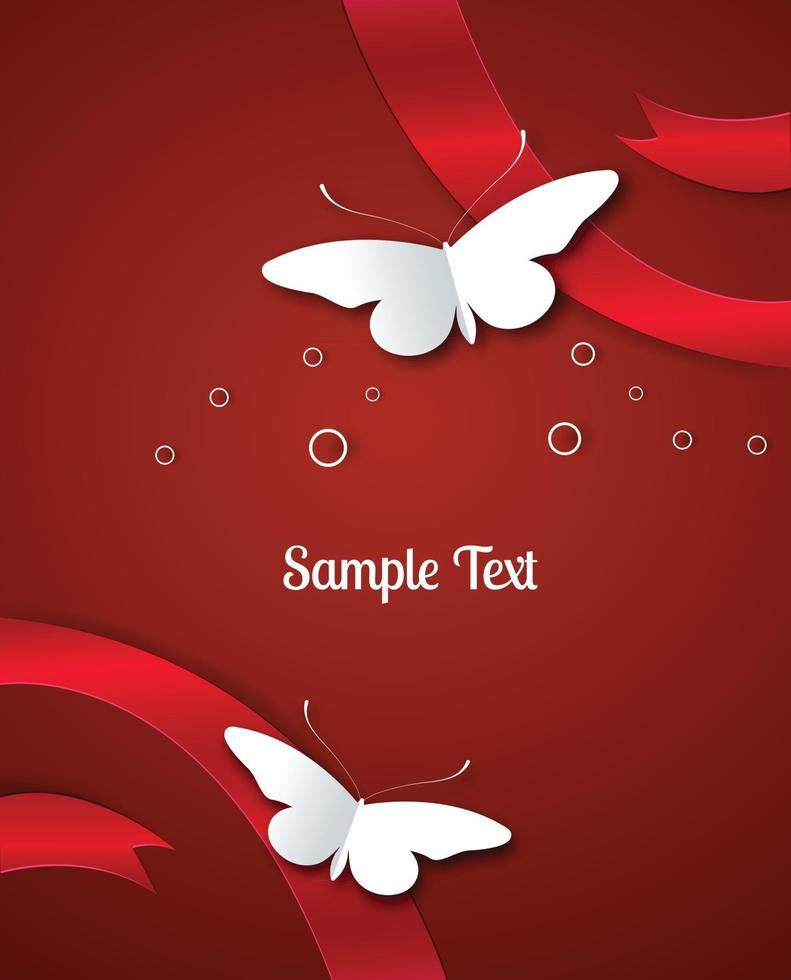 Butterfly abstract background vector