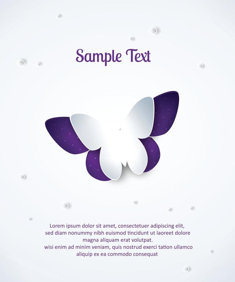 Butterfly abstract background vector