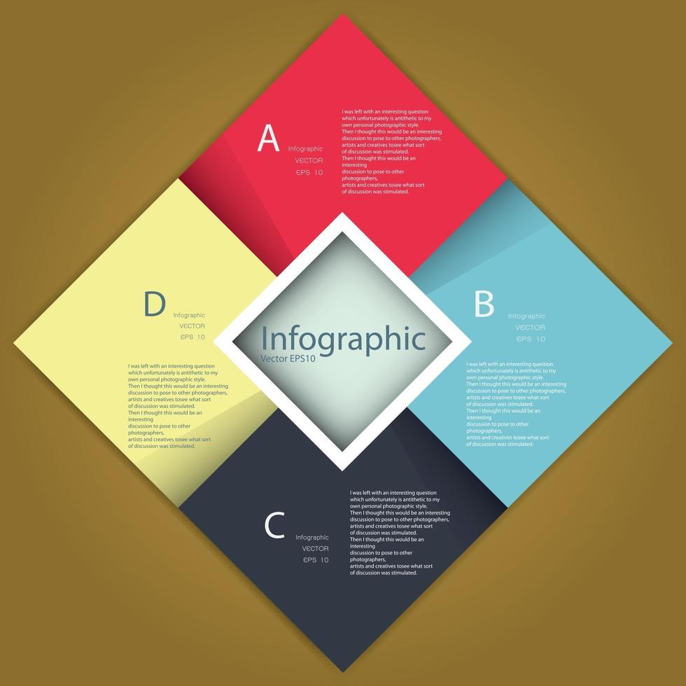 Info graphics template vector