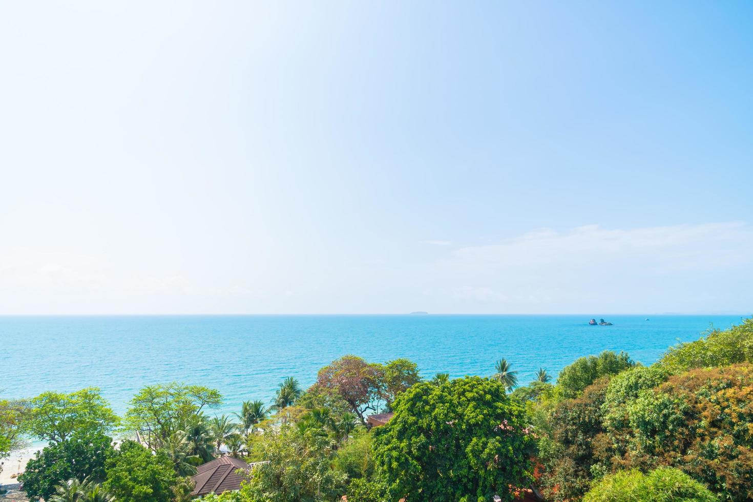 Beautiful beach and sea photo