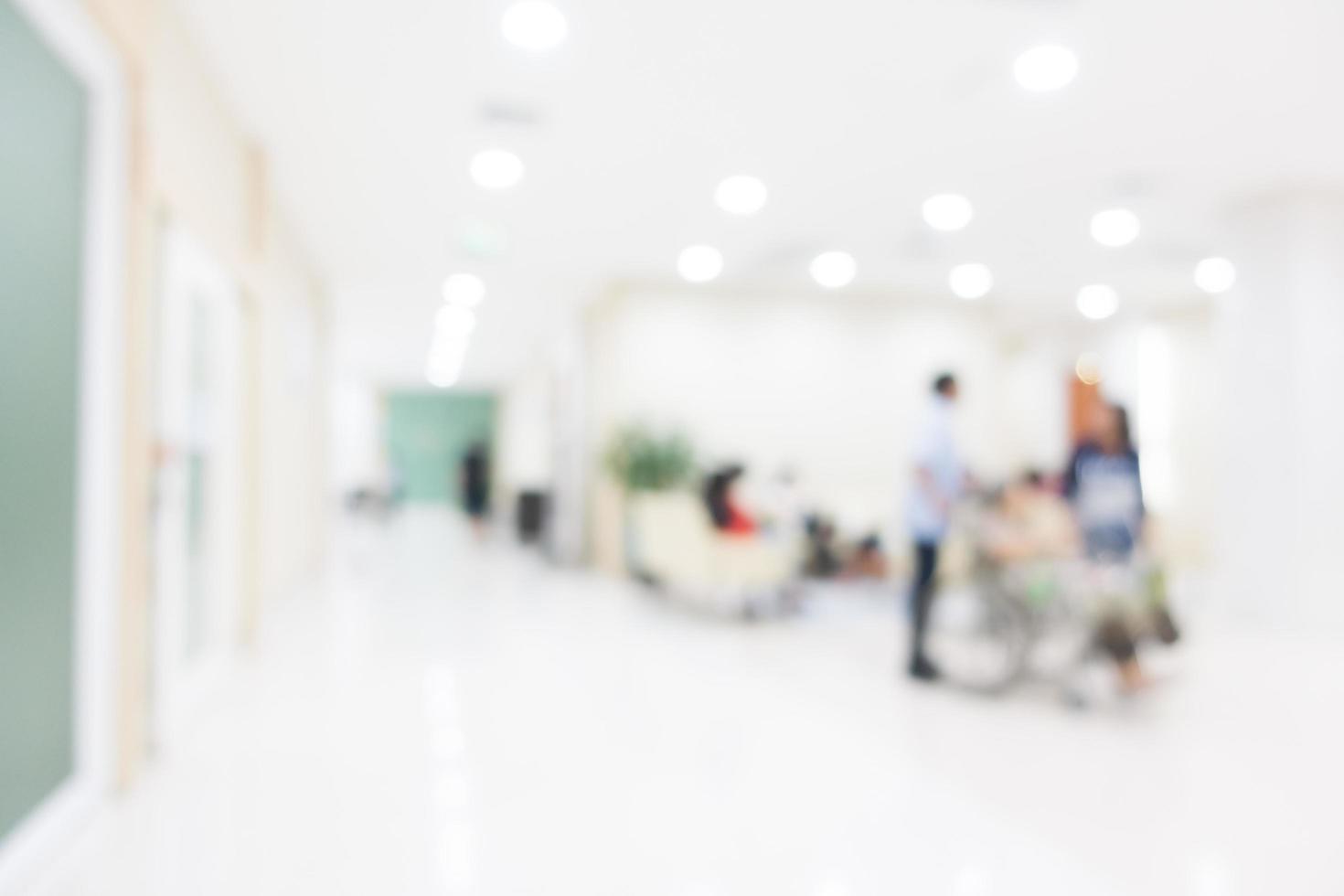 Abstract blur hospital and clinic photo