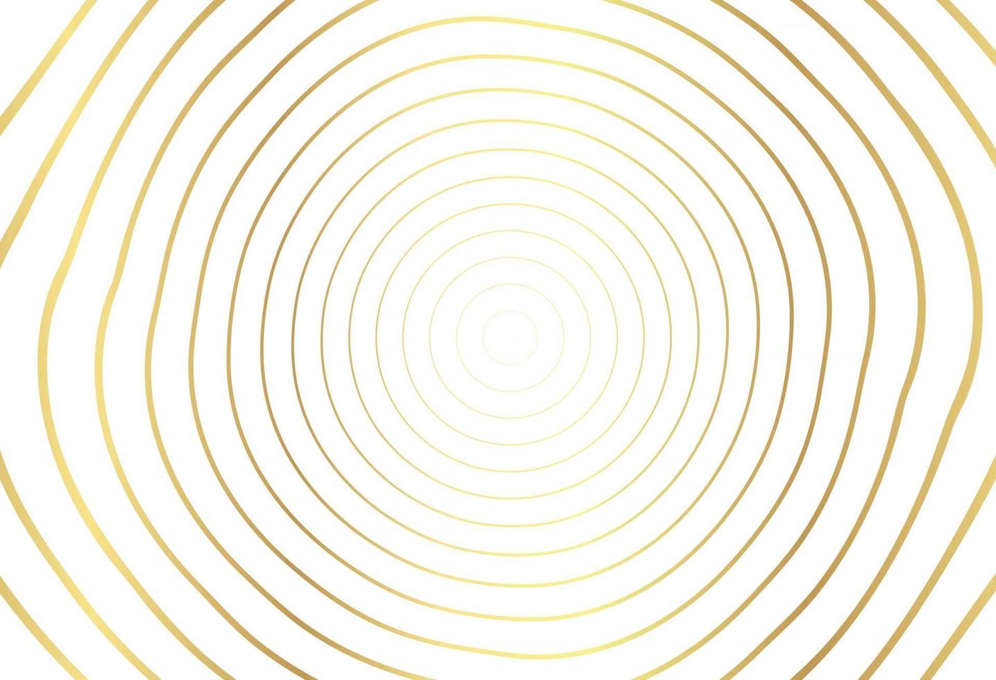 Fondo de semitono de círculo de vector de color lujoso oro abstracto. diseño de patrón de línea retro degradado, gráfico dorado, decoración moderna para sitios web, carteles, pancartas, vector de plantilla eps10