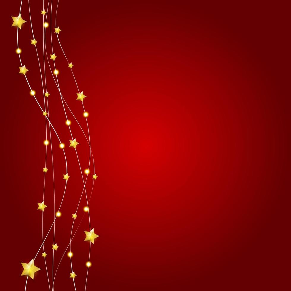 Abstract Glossy Star Background. Vector Illustration