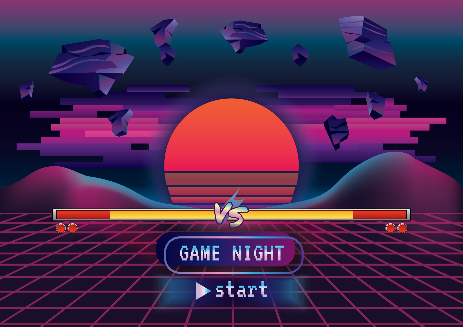 space theme Game zone game icon background vector 2794763 Vector Art at