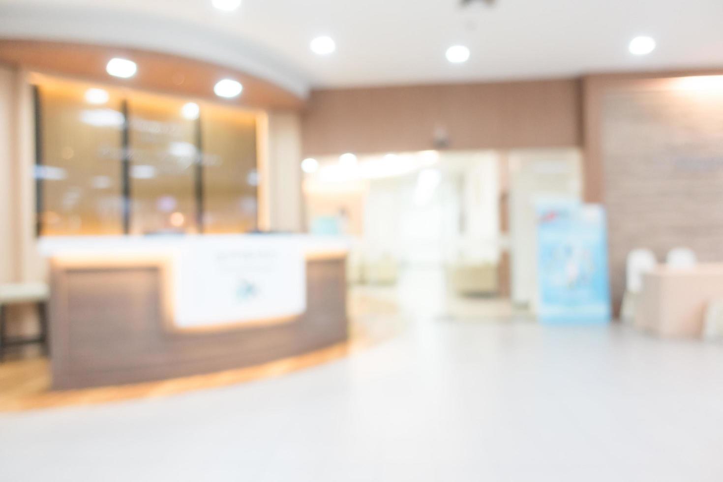 Abstract blur hospital and clinic photo