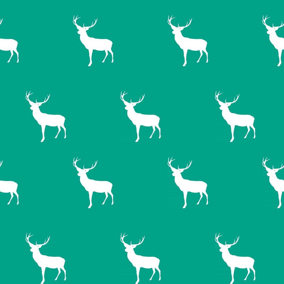 Abstract Seamless deer pattern background. Vector Illustration