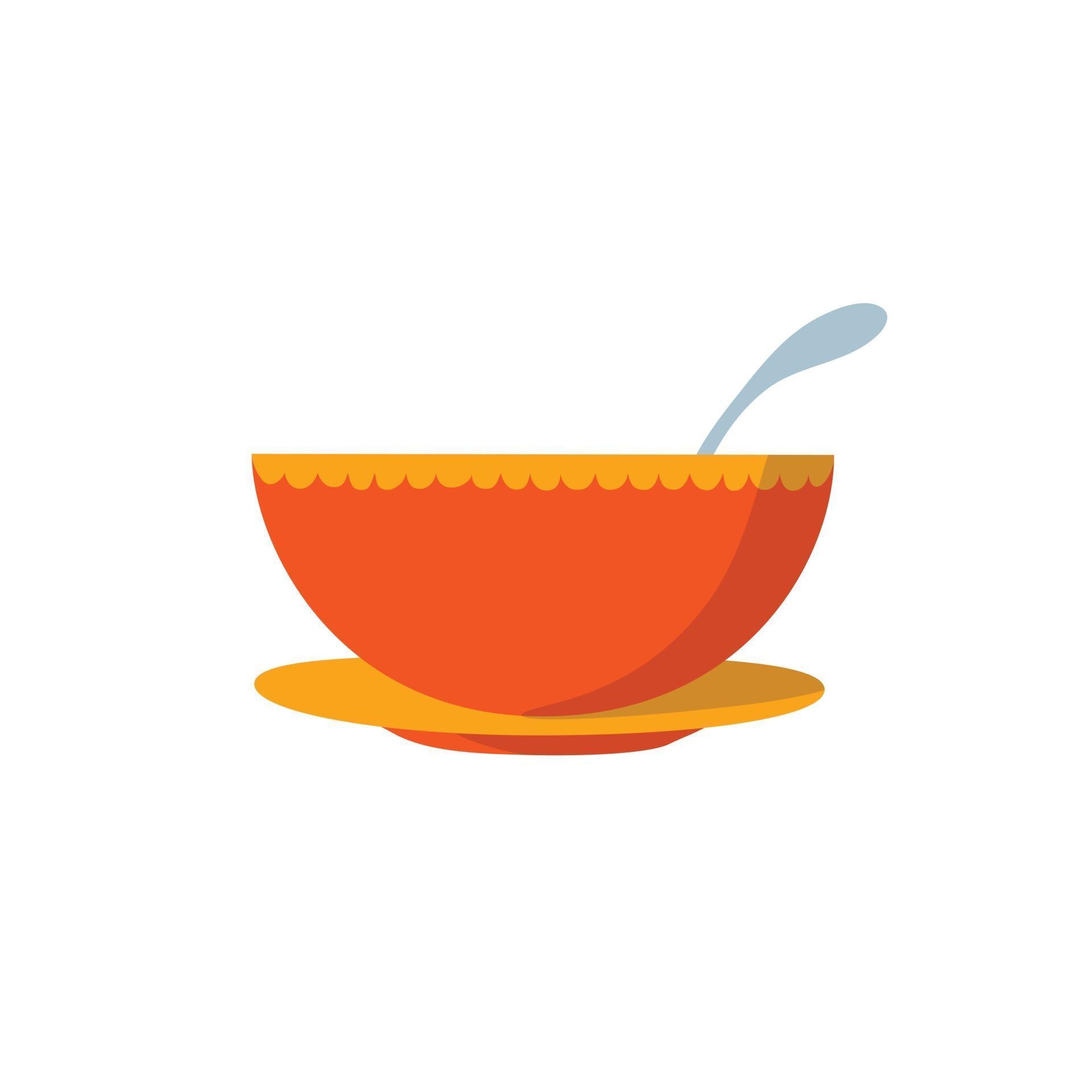 soup bowl flat design vector illustration 2795154 Vector Art at Vecteezy