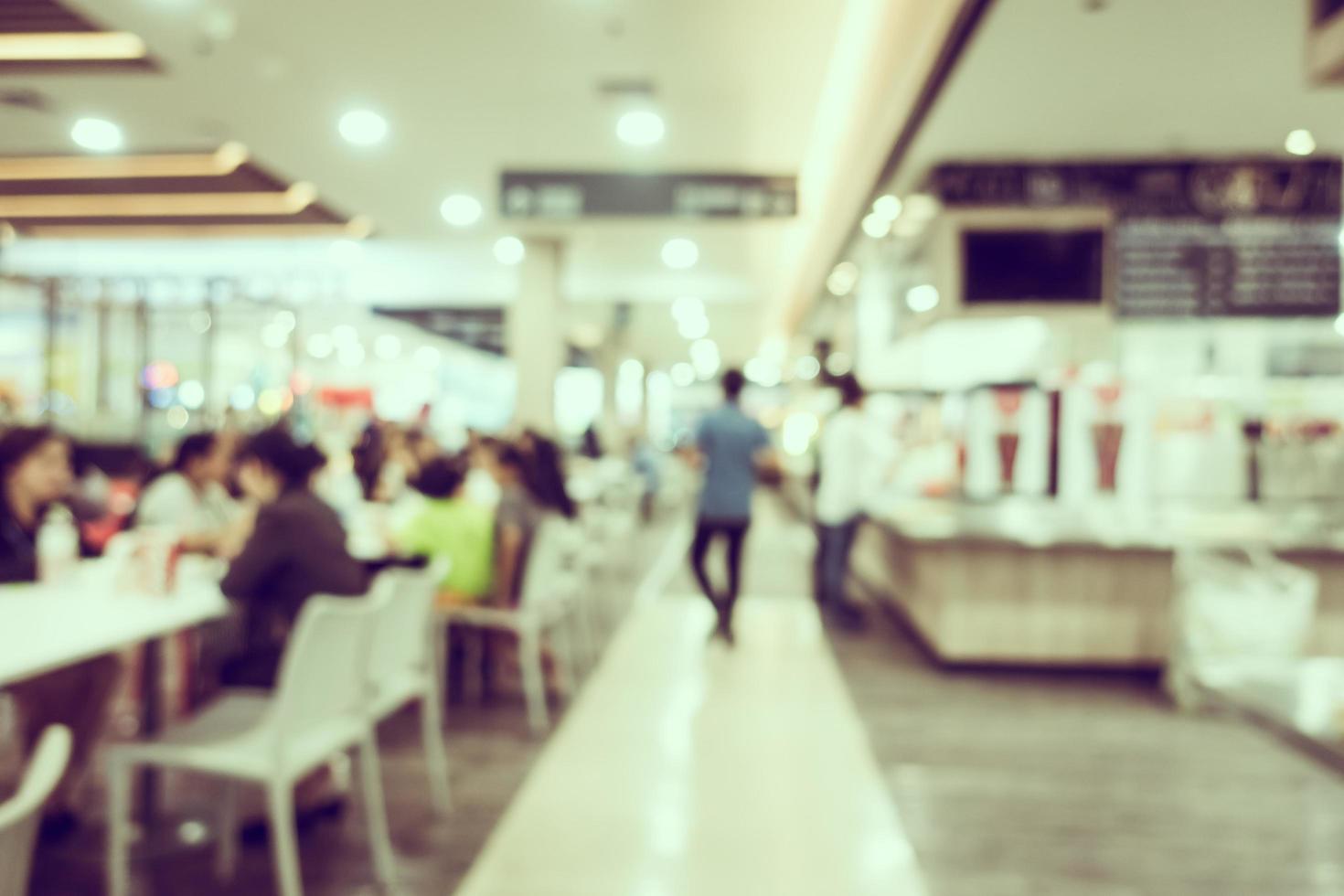 Abstract blur restaurant photo