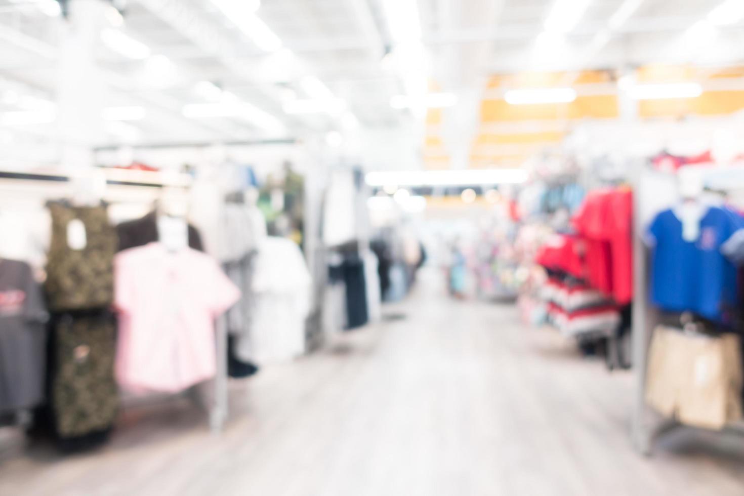 Abstract blur supermarket photo