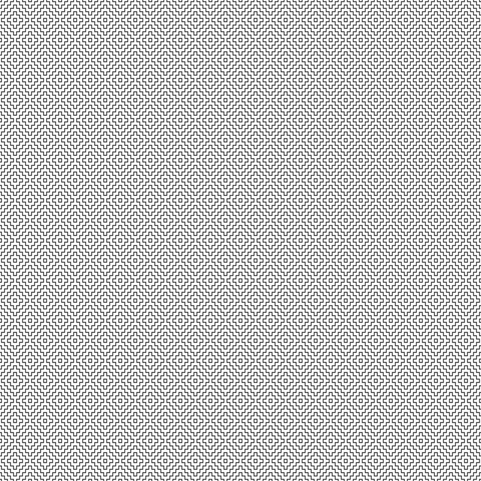 black line concentric geometric seamless vector pattern
