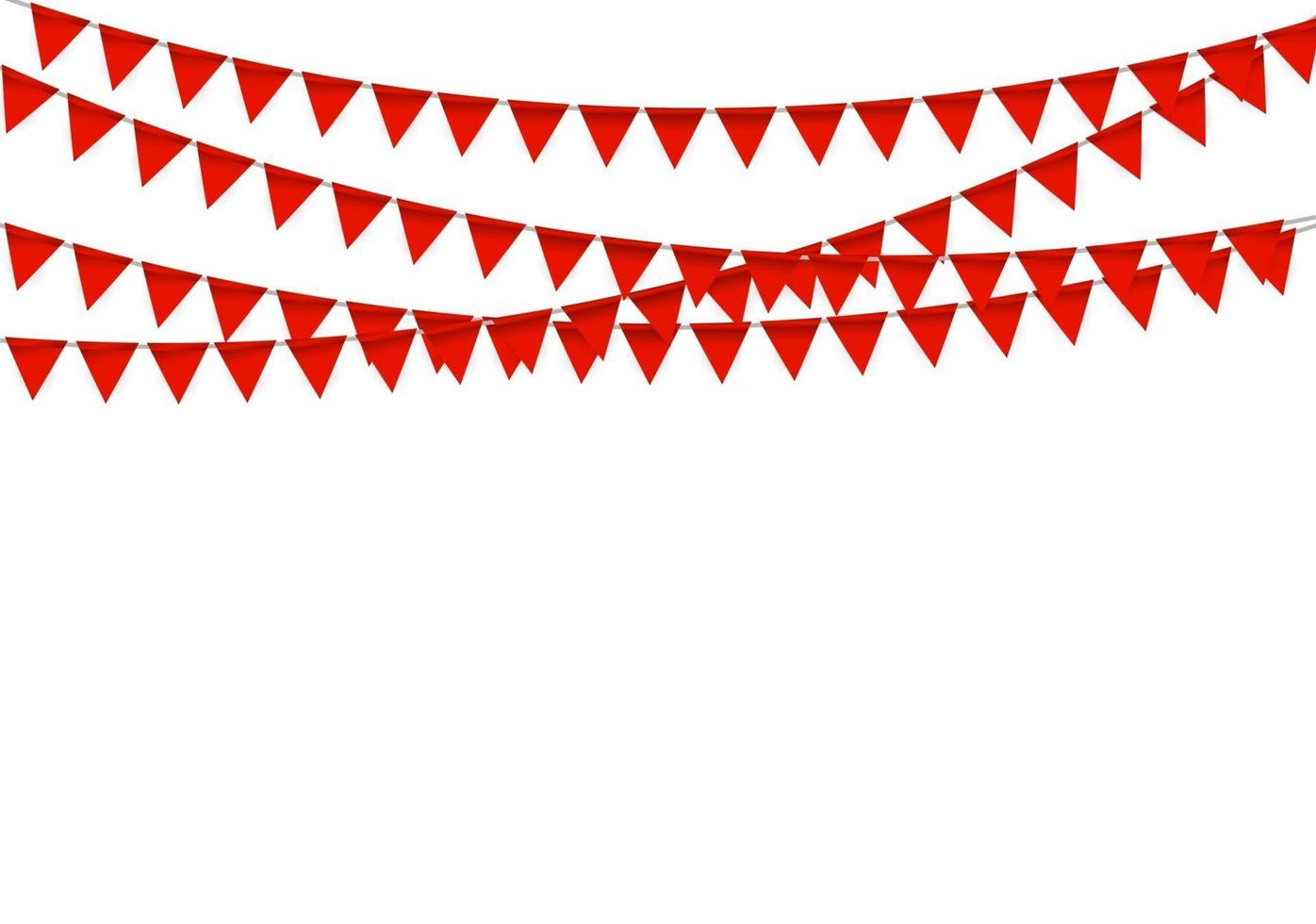 Fondo de fiesta con banderas ilustración vectorial vector