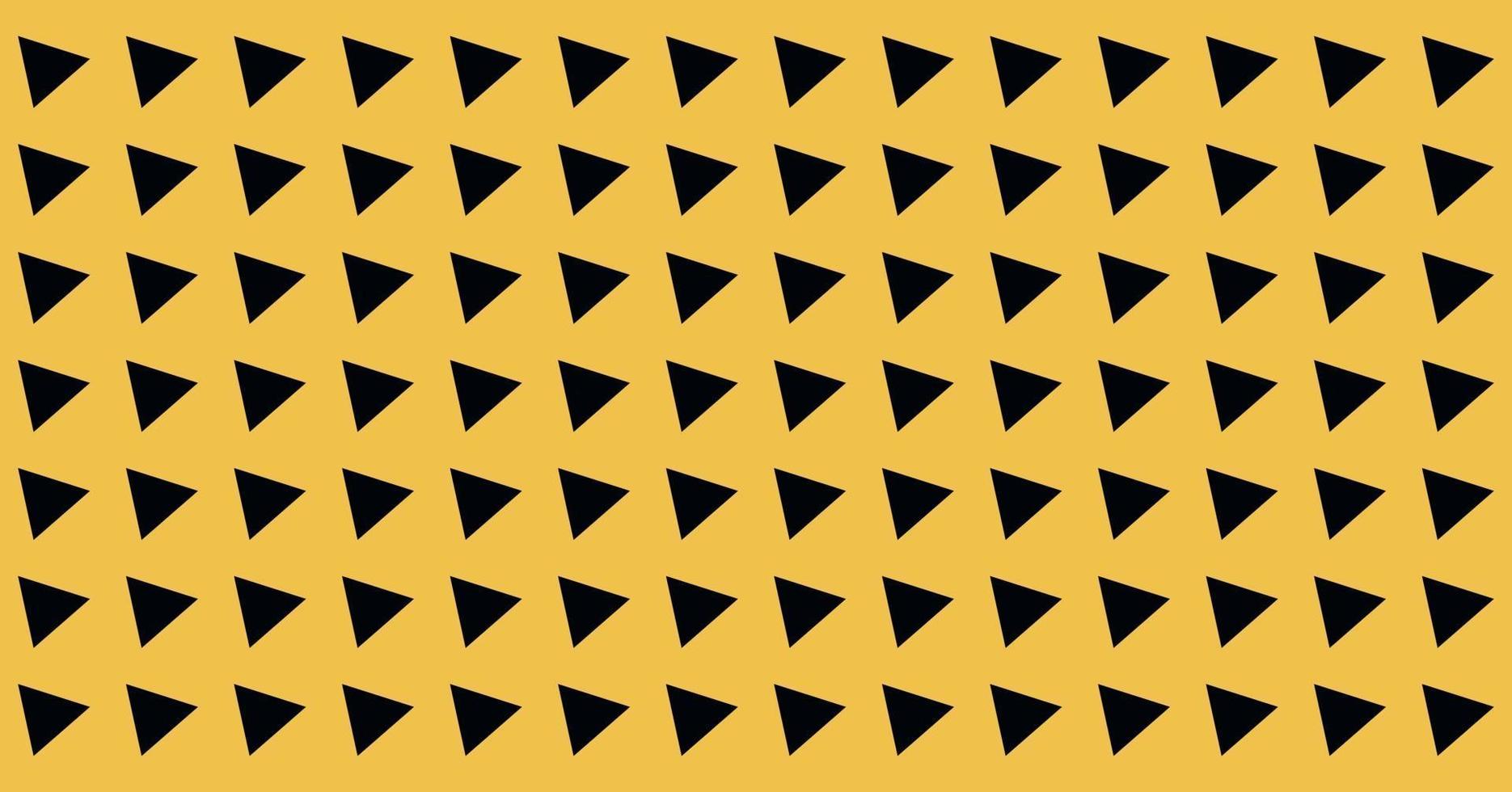 abstract Landscape Wide background triangle tilted yellow and black symbol seamless pattern for textile printing covers vector