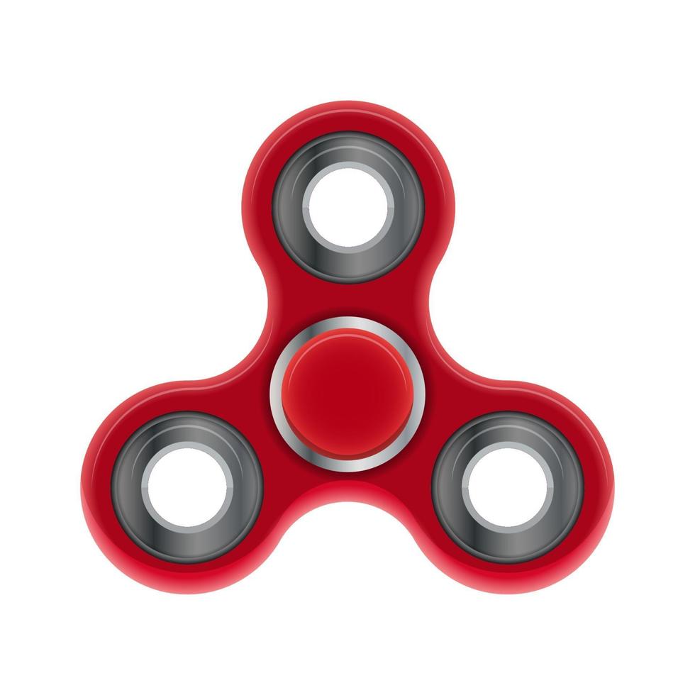 Spinner. New popular anti-stress toy. Vector Illustration.