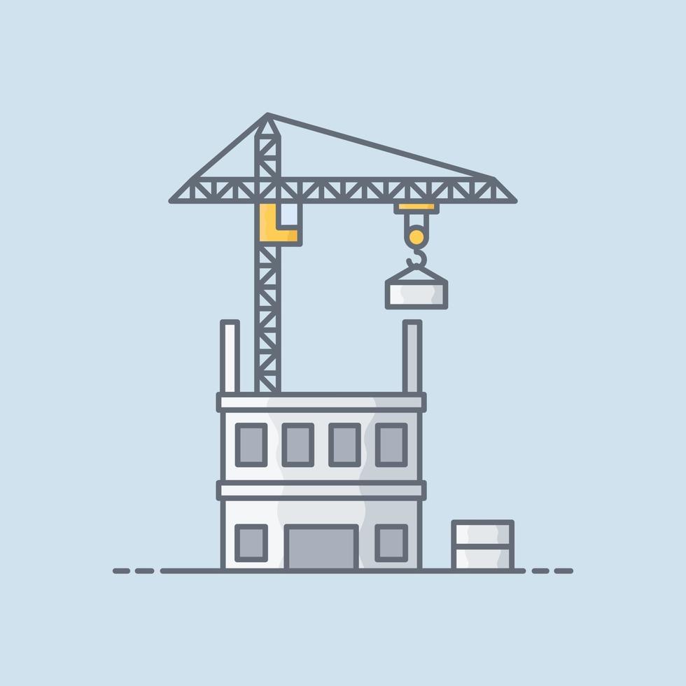 Construction design vector icon illustration