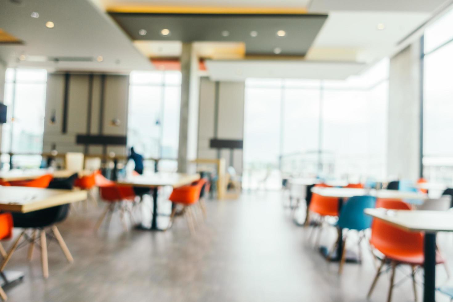 Abstract blur restaurant photo