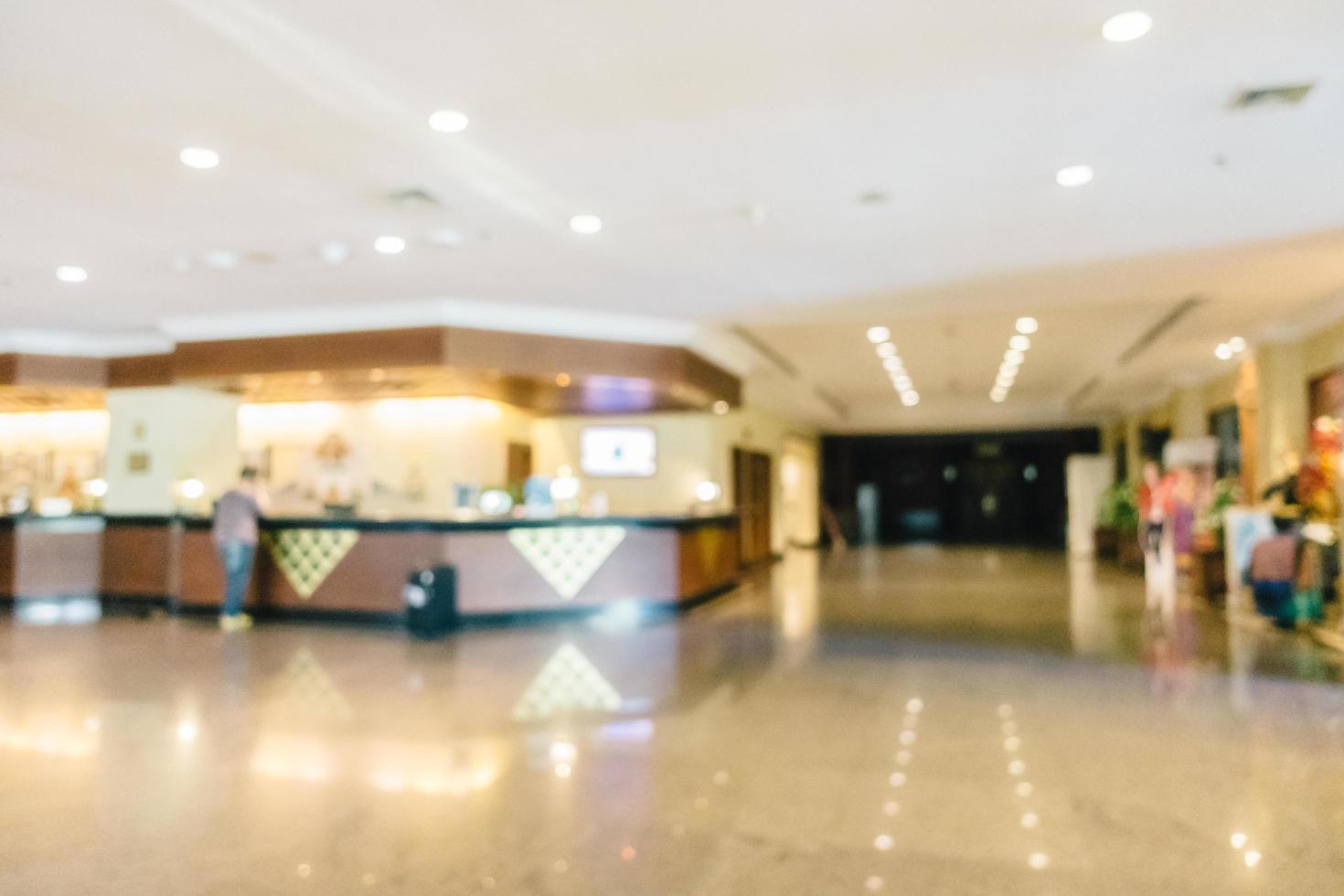 Abstract blur and defocused luxury hotel and lobby interior photo