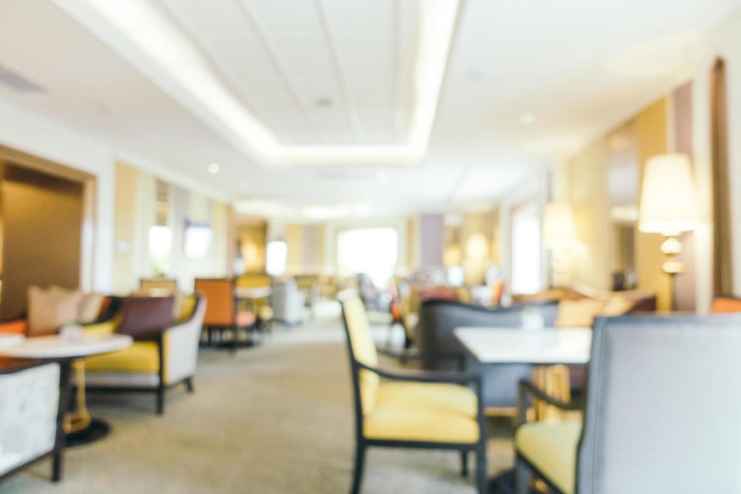 Abstract blur and defocused hotel looby and lounge photo