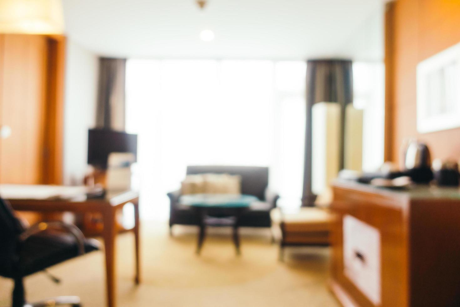 Abstract blur and defocused living room interior photo