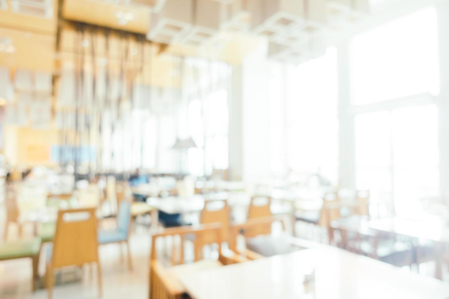 Restaurante y bar borroso abstracto interior foto