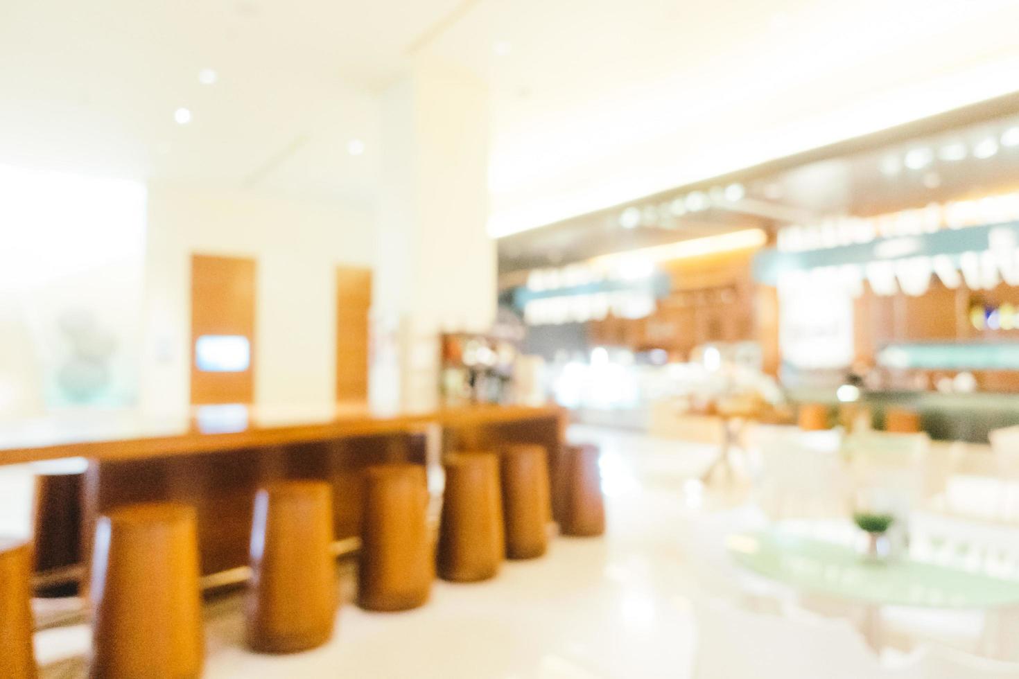 Abstract blur and defocused lobby and lounge of hotel photo