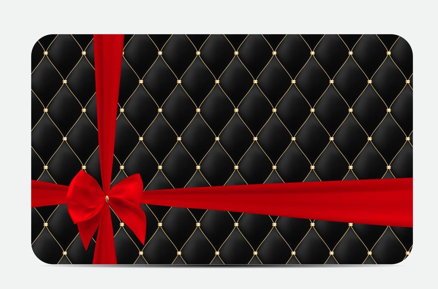 Luxury Members, Gift Card Template for your Business Vector Illustration