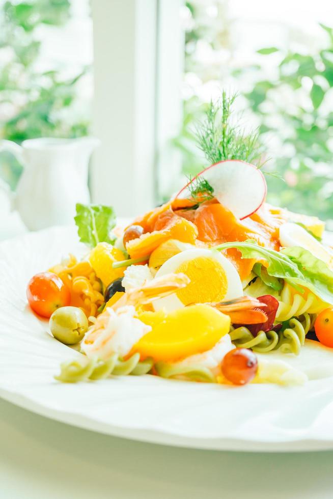 Mixed seafood salad photo