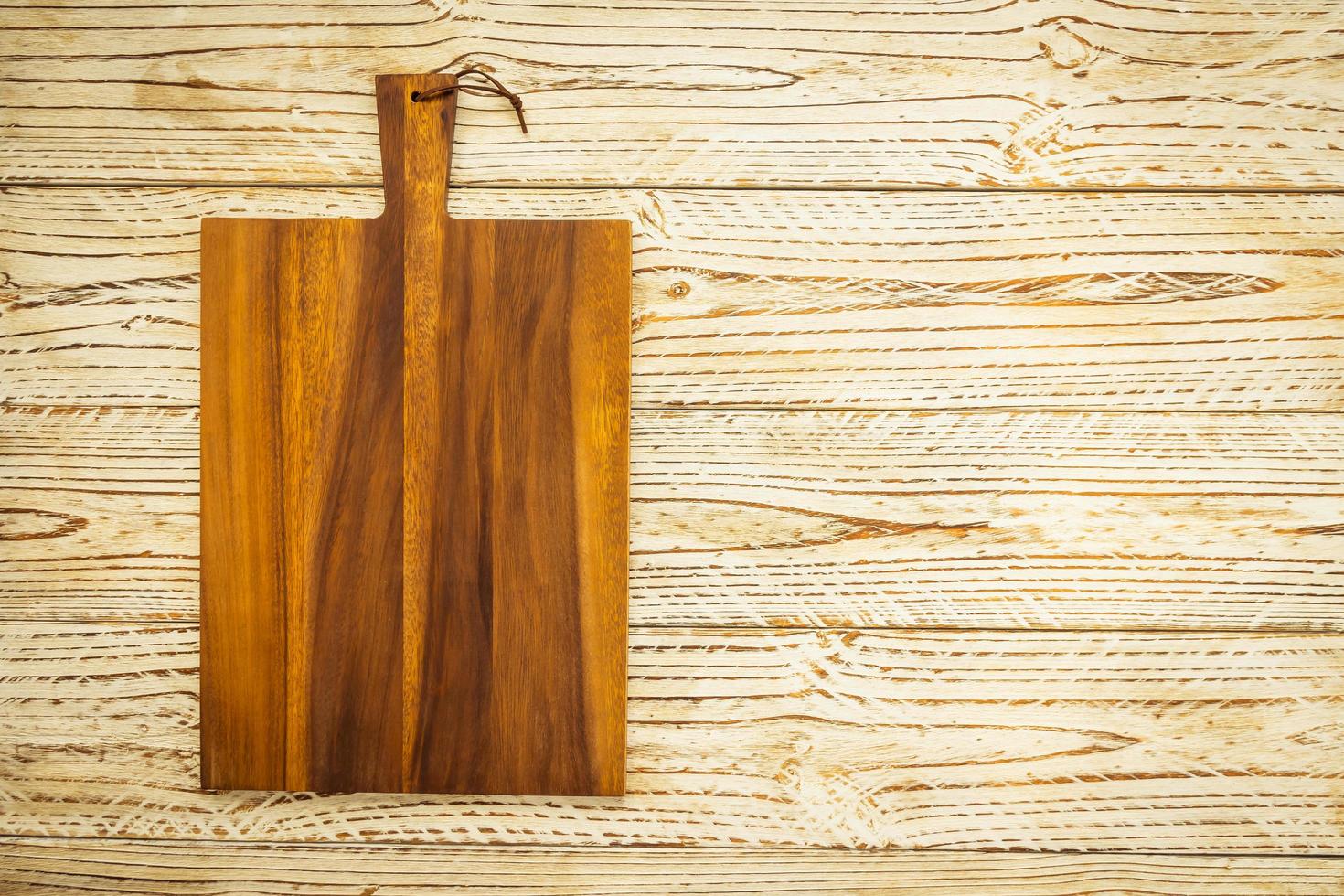 Wood cutting board photo