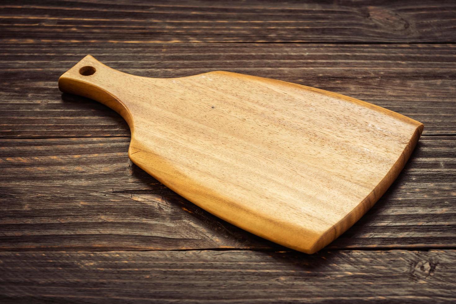 Wood cutting board photo