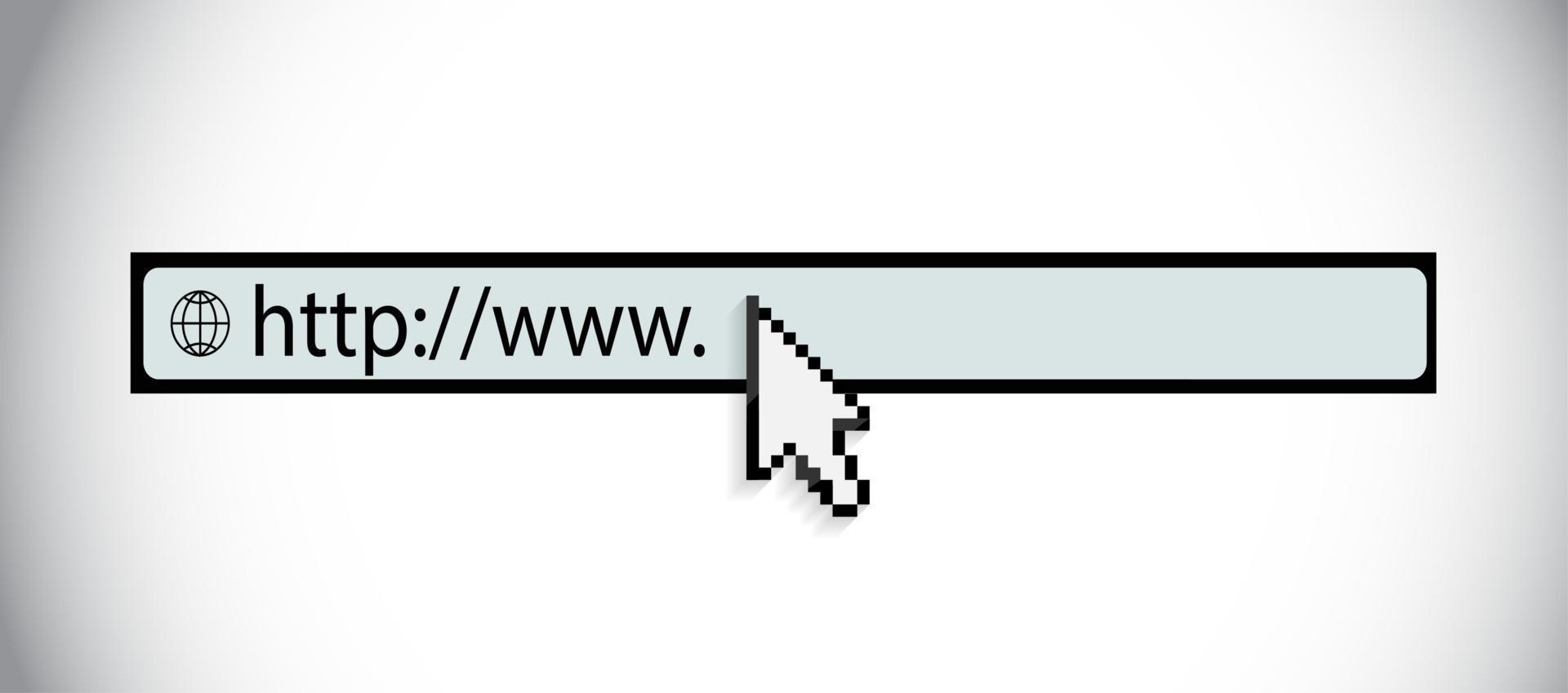 Web browser. Vector Illustration